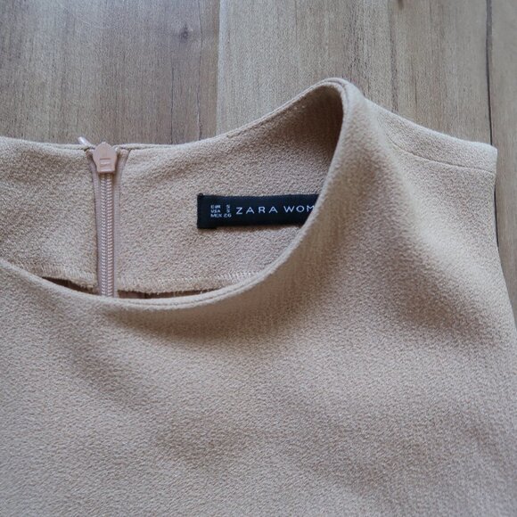 NEW Zara Color-block A-silhouette Sleeveless Dress - Picture 4 of 8